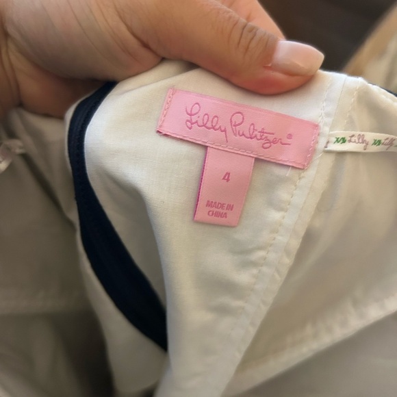 Lilly Pulitzer Betsey Empire Waist Embroidered Strapless Dress - Picture 4 of 5